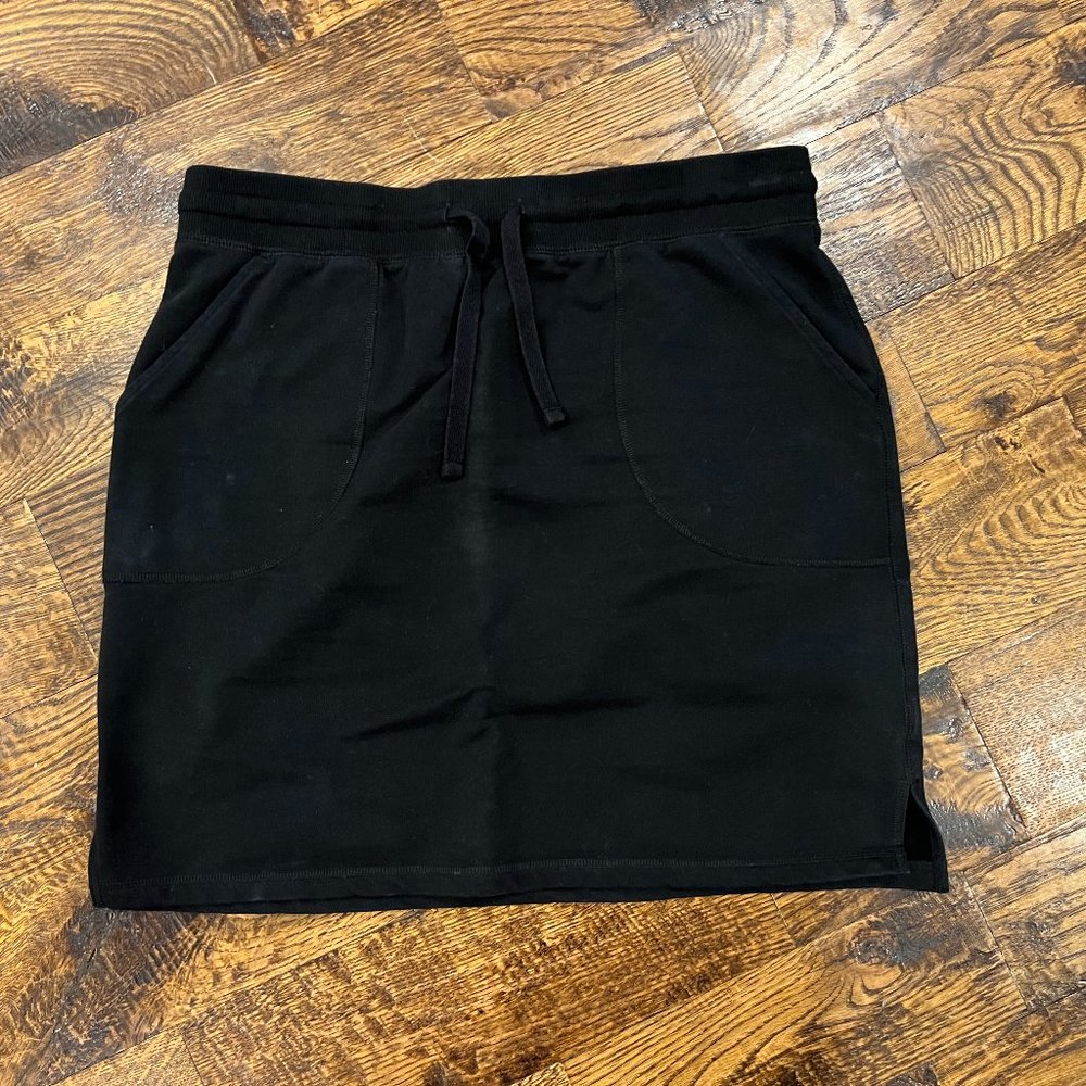 Hanna Andersson Black Drawstring Cotton Large Shorts